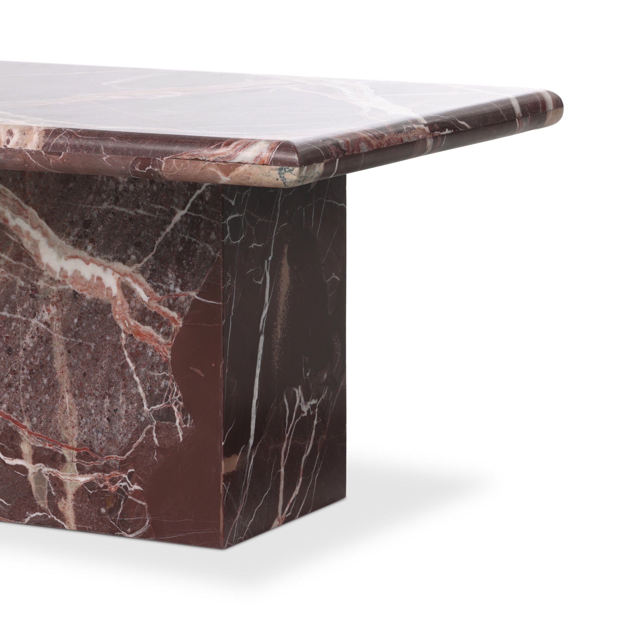 Arum Coffee Table - Merlot Marble - Image 6