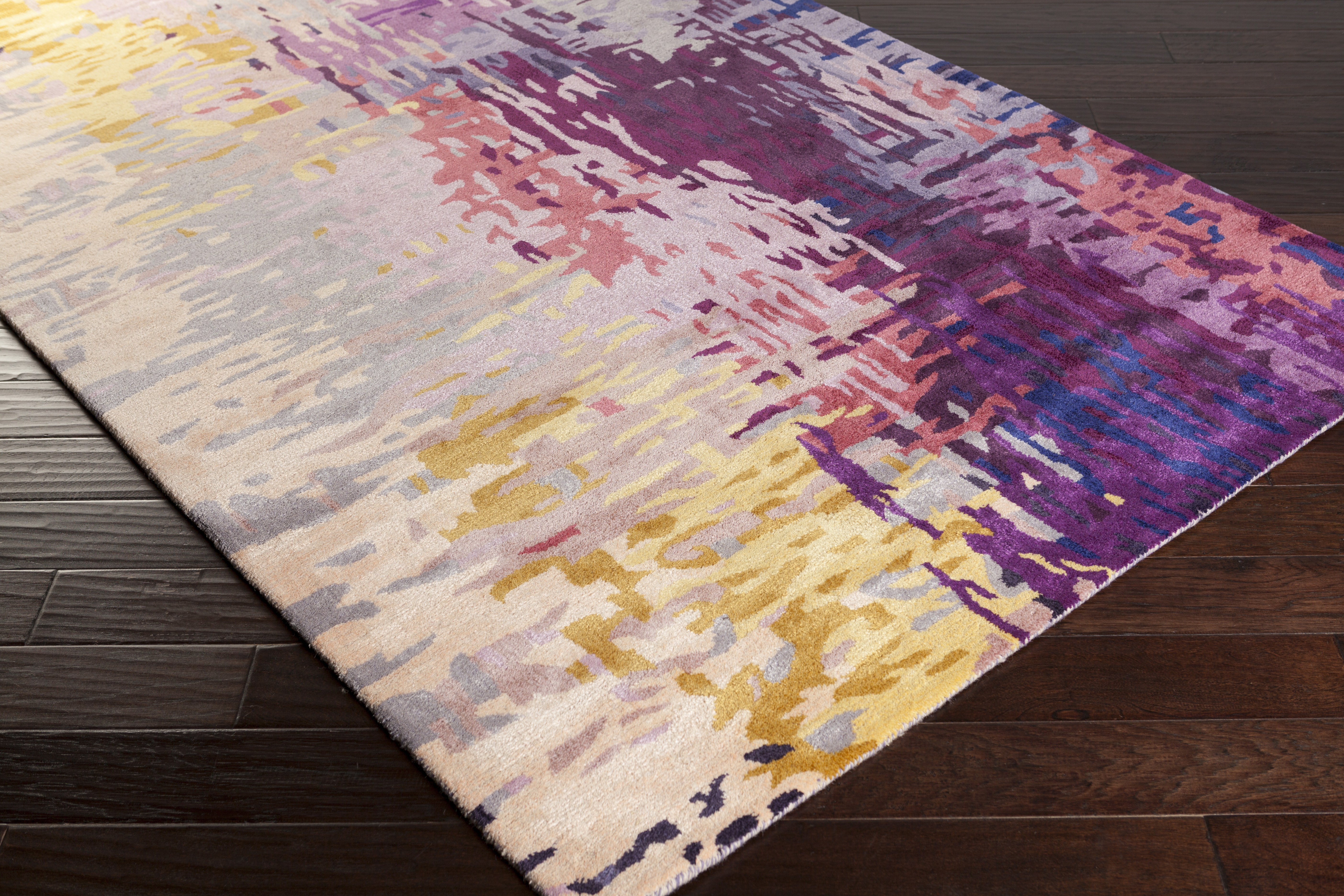 Banshee Purple Indoor 8' x 11' Handmade Rug - Image 3