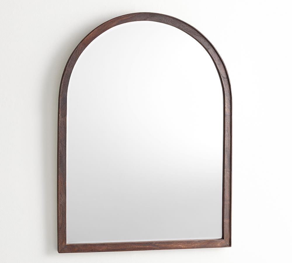 Campbell Arch Wall Mirror, Wood, 35" x 46.75" - Image 0