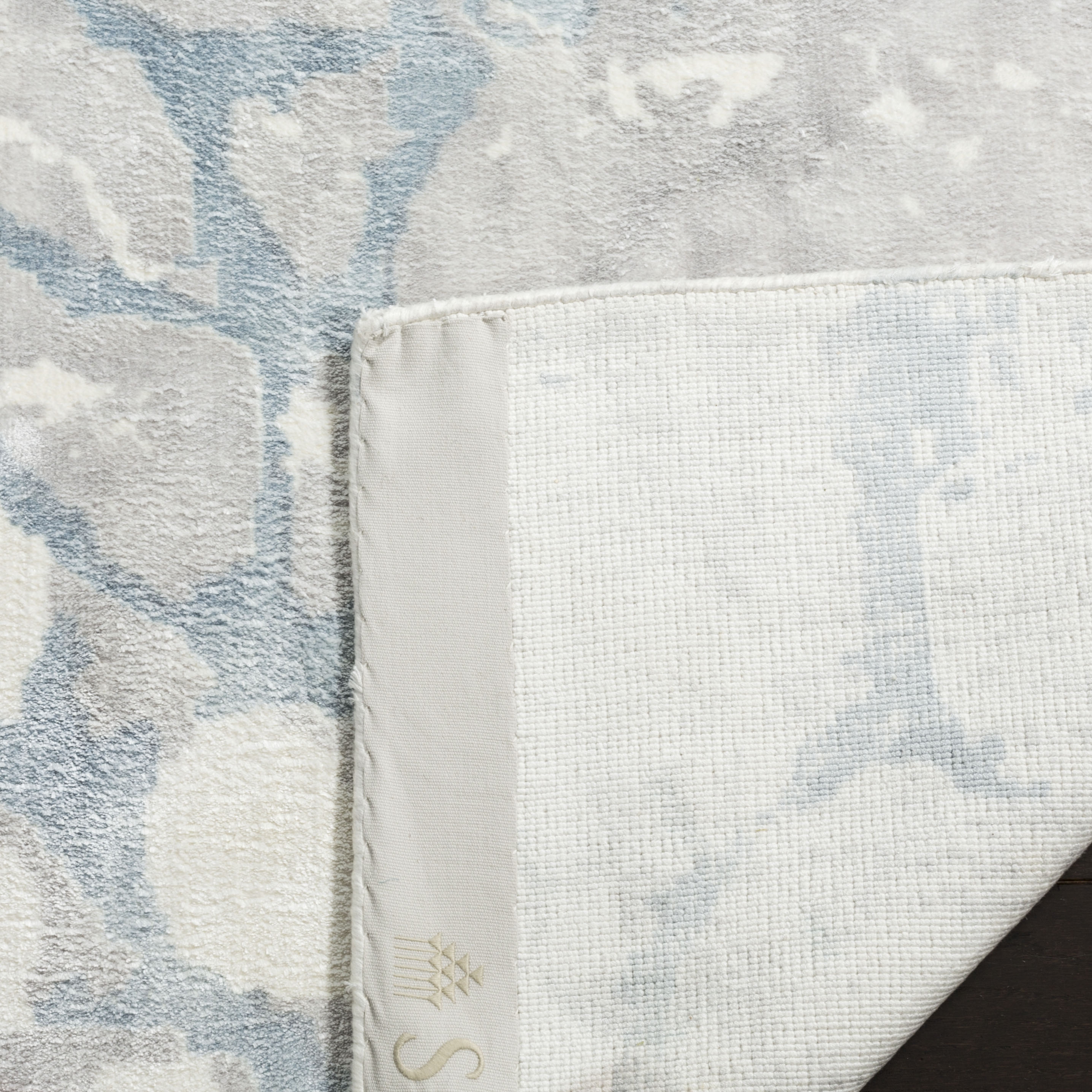 Arlo Home Hand Loomed Area Rug, MIR722G, Turquoise/Ivory,  8' X 10' - Image 2