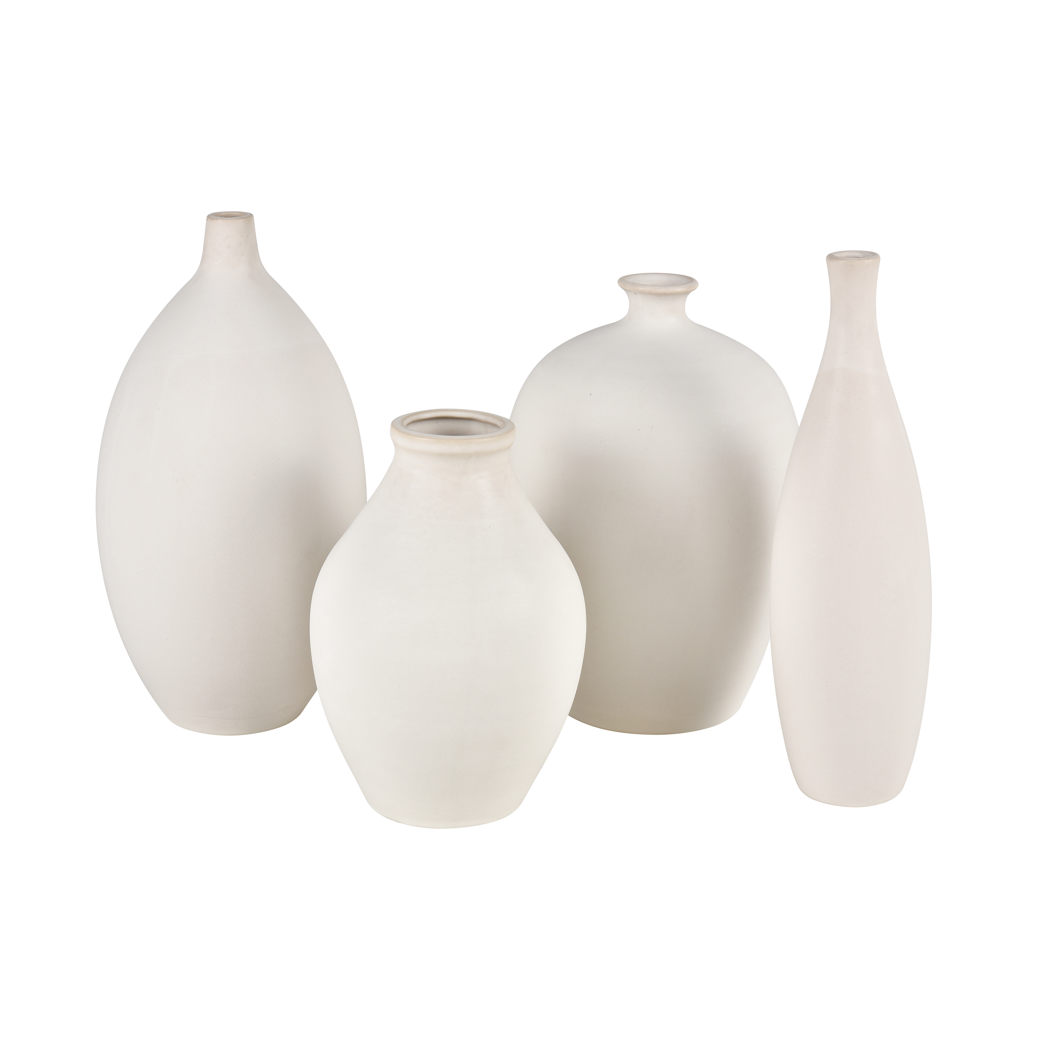 Faye Vase - Small White - Image 1