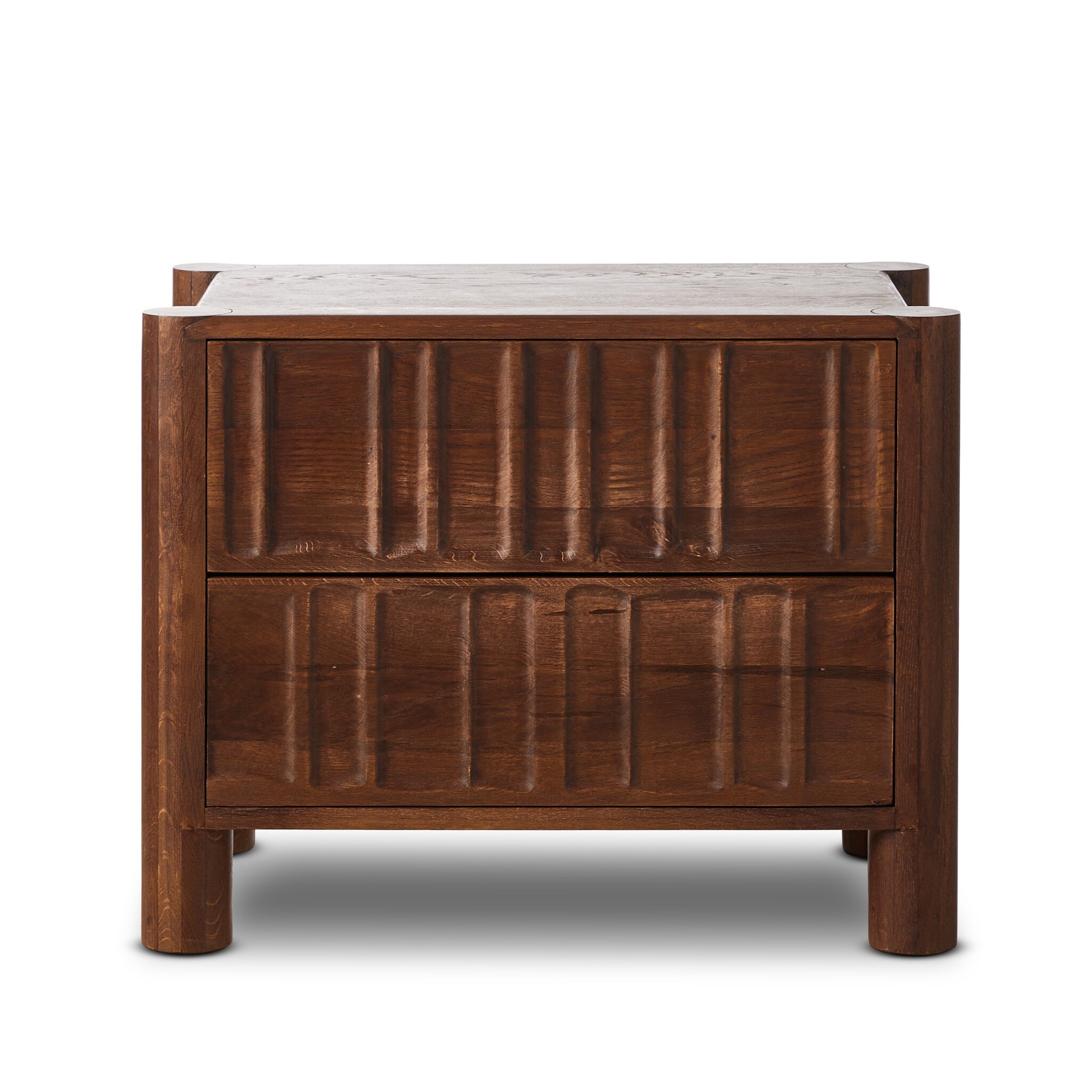 Ezri Nightstand - Cocoa Oak - Image 0