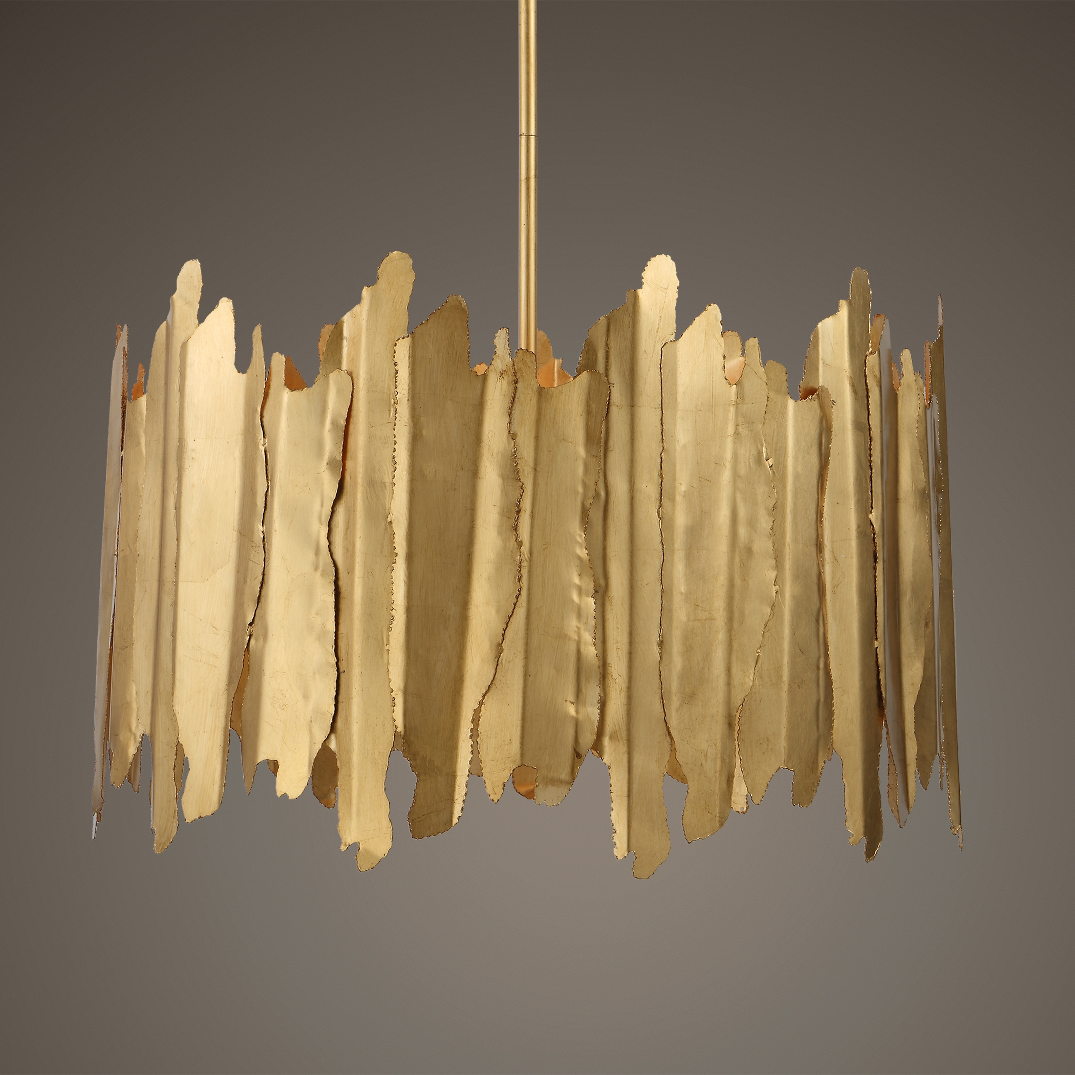 Golden Gate 8 Light Industrial Pendant - Image 1