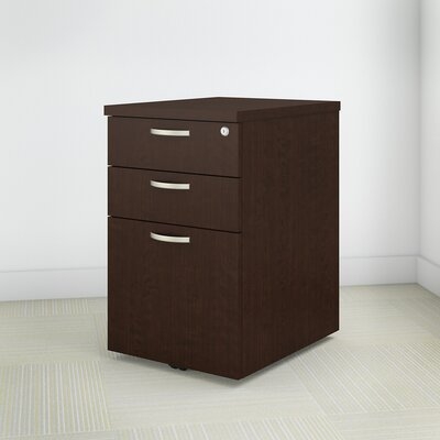 Bush Business Furniture Office In An Hour Mobile File Cabinet In Mocha Cherry - Image 0