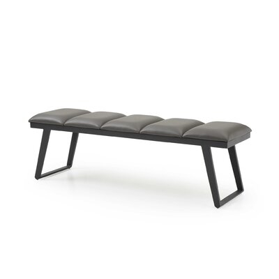 Dumfries Faux Leather Bench - Image 0