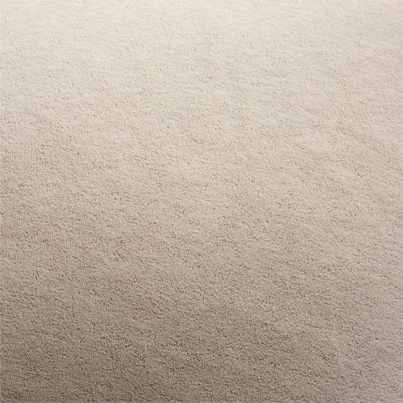 Faux Mohair Recycled 20x20 Moonbeam White Throw Pillow Cover - Image 9