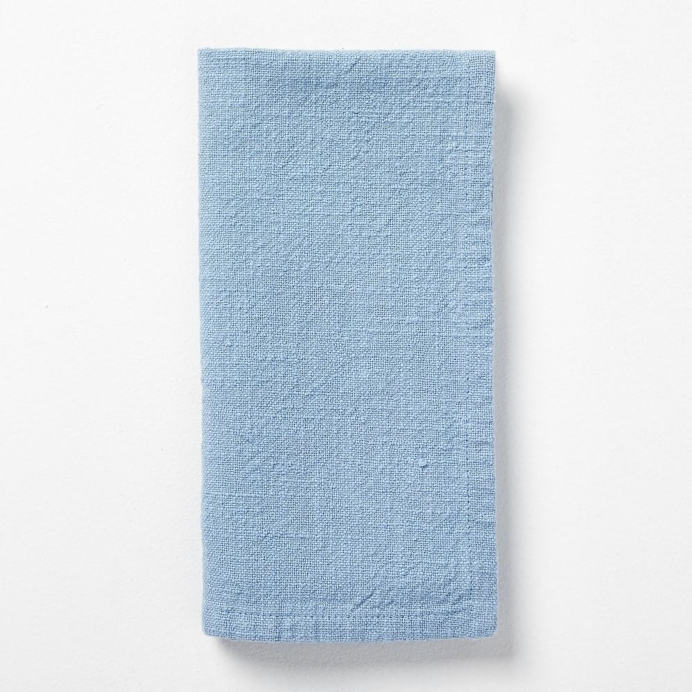 Textured Cotton Napkins, Set of 4, Bluebird - Image 0
