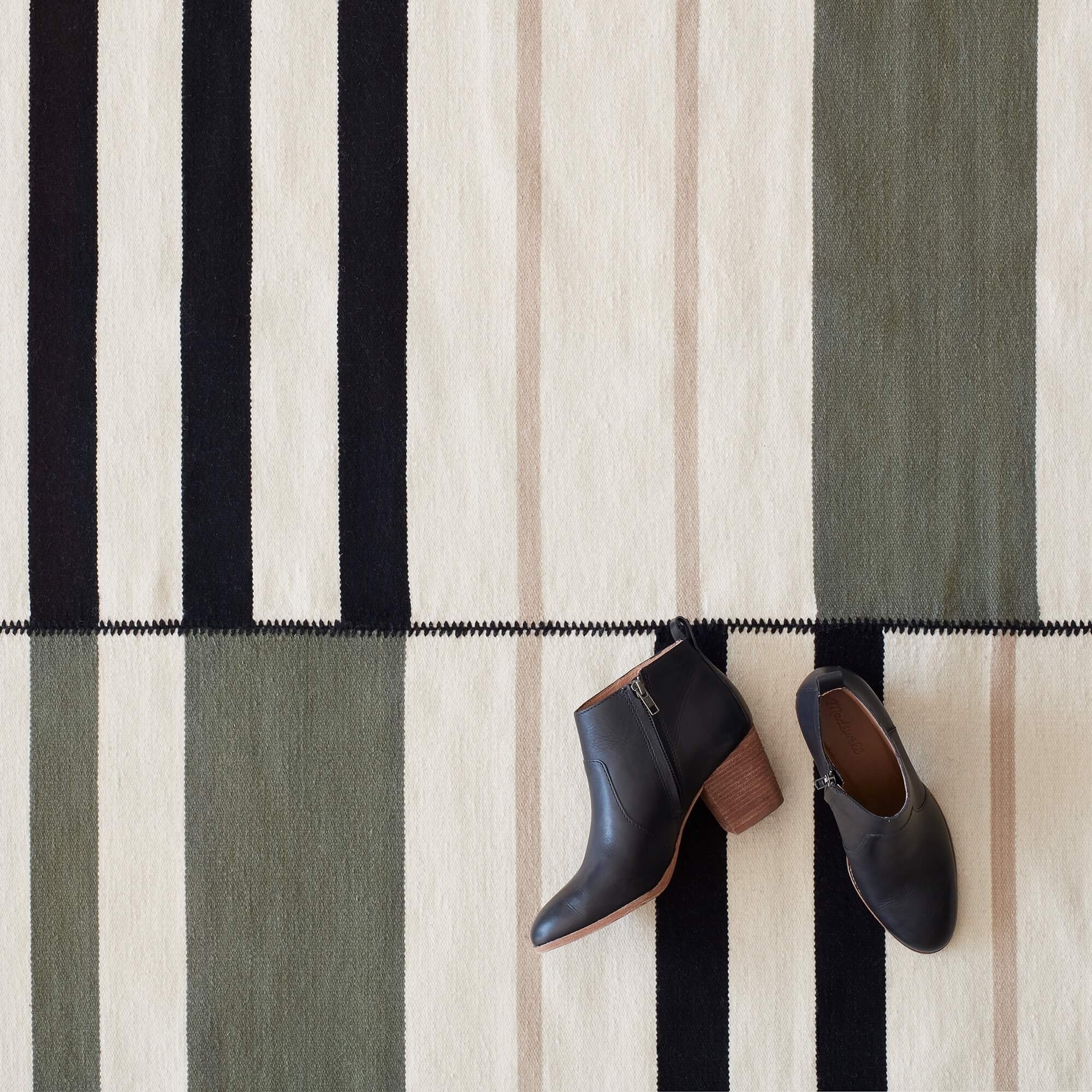 The Citizenry San Pedro Handwoven Area Rug | 8' x 10' | Olive - Image 3