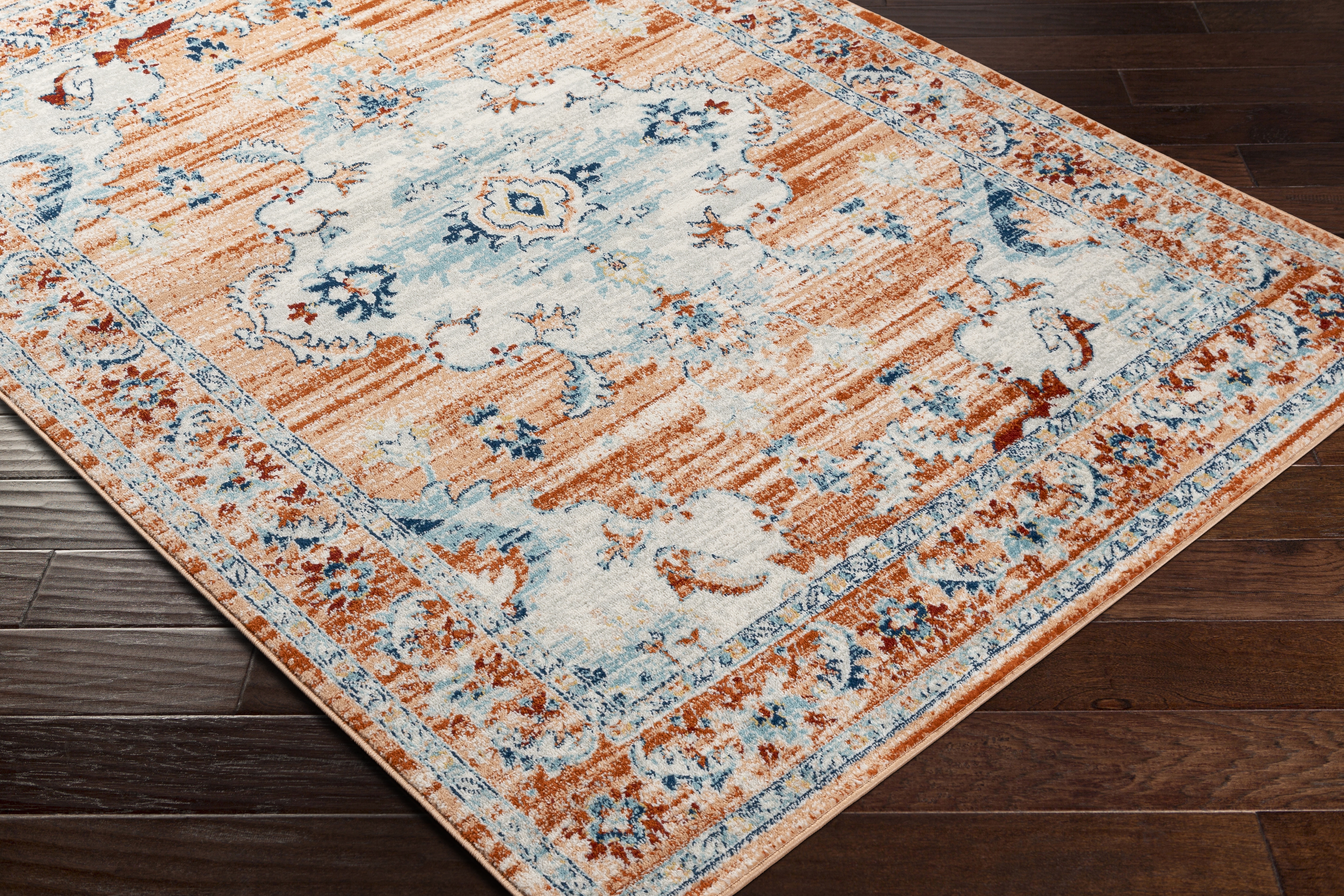 Tevazu  Indoor 6'7" x 9' Machine Woven Rug - Image 6