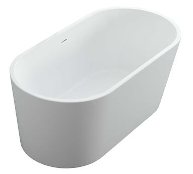 White Ceibas Freestanding Bathtub, 59" - Image 2