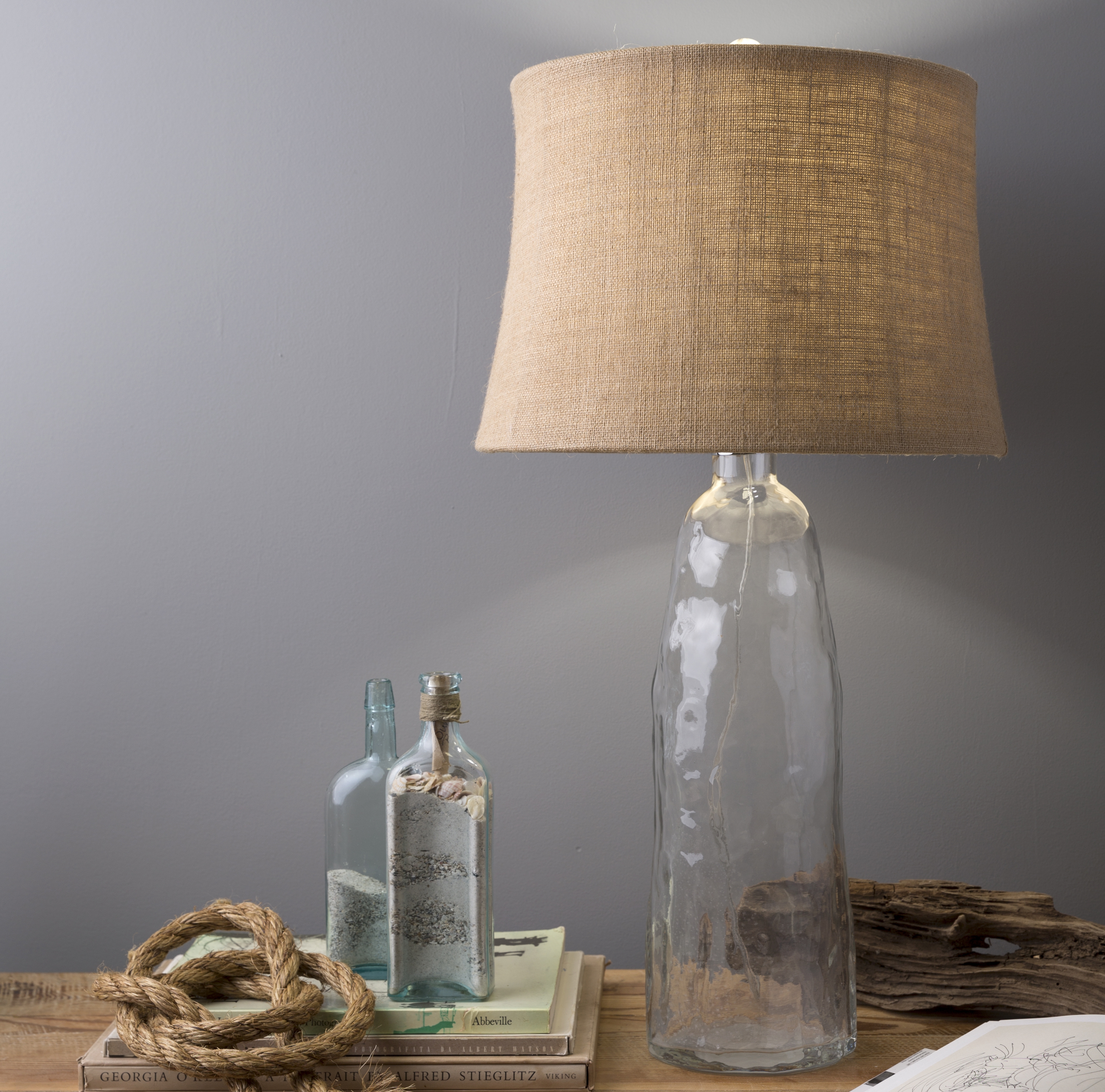 Canton Clear Translucent 30"H x 16"W x 16"D Accent Table Lamp - Image 1