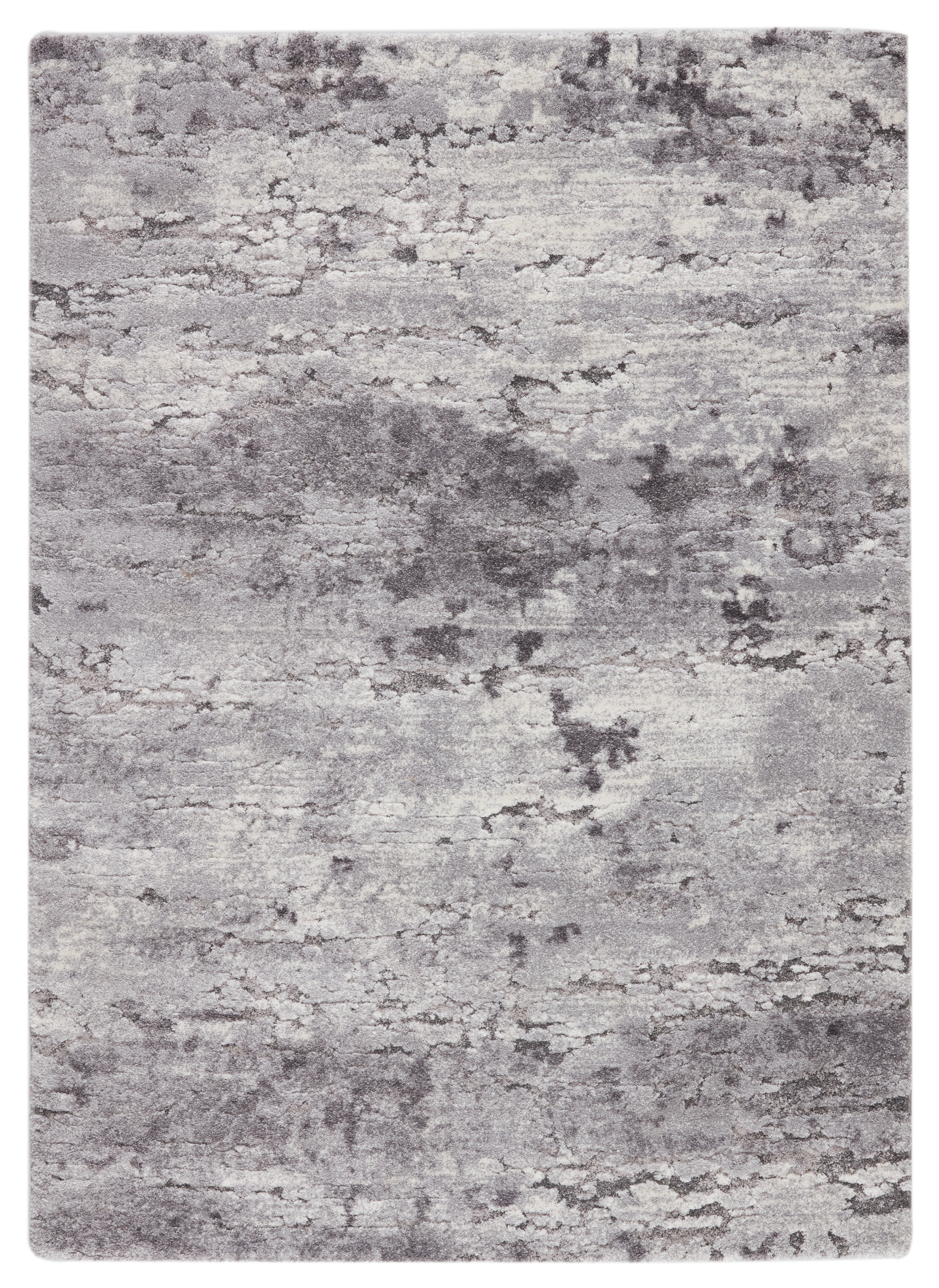 Vibe by Coen Abstract Gray/ Ivory Area Rug (5'X7'6") - Image 0