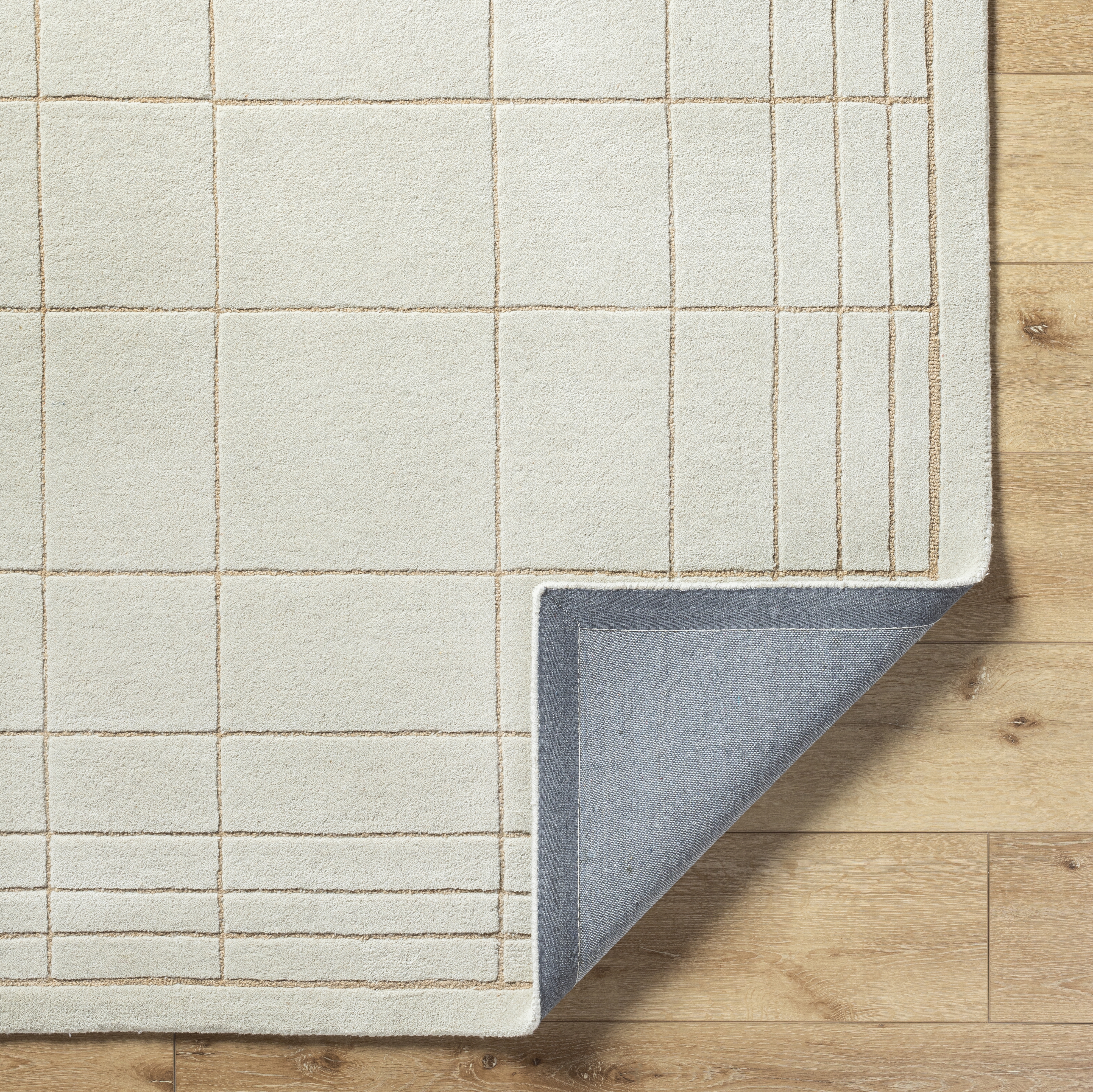 Brook Beige Indoor 5' x 7'6" Handmade Rug - Image 4