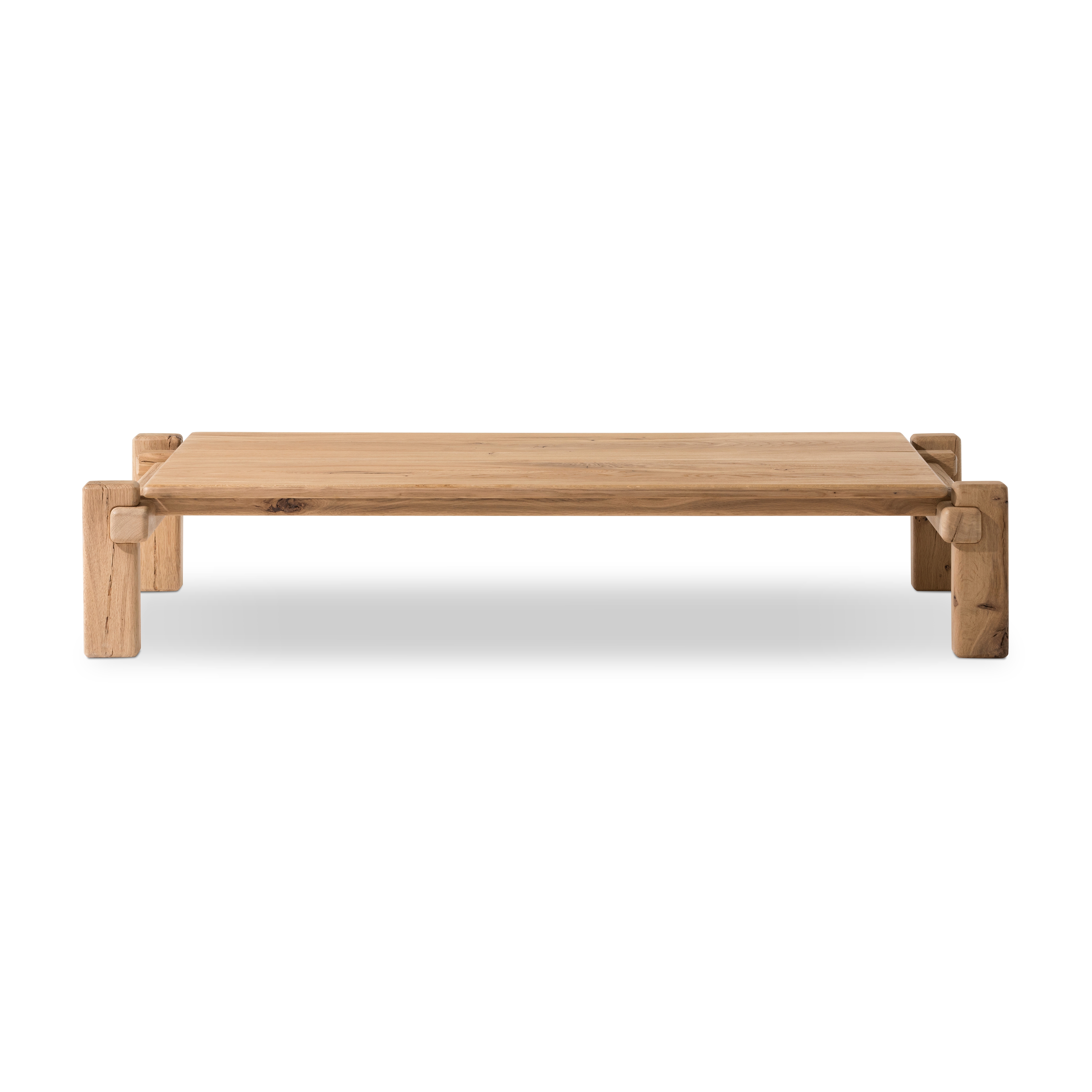 Marcia Large Coffee Table-French Oak - Image 3