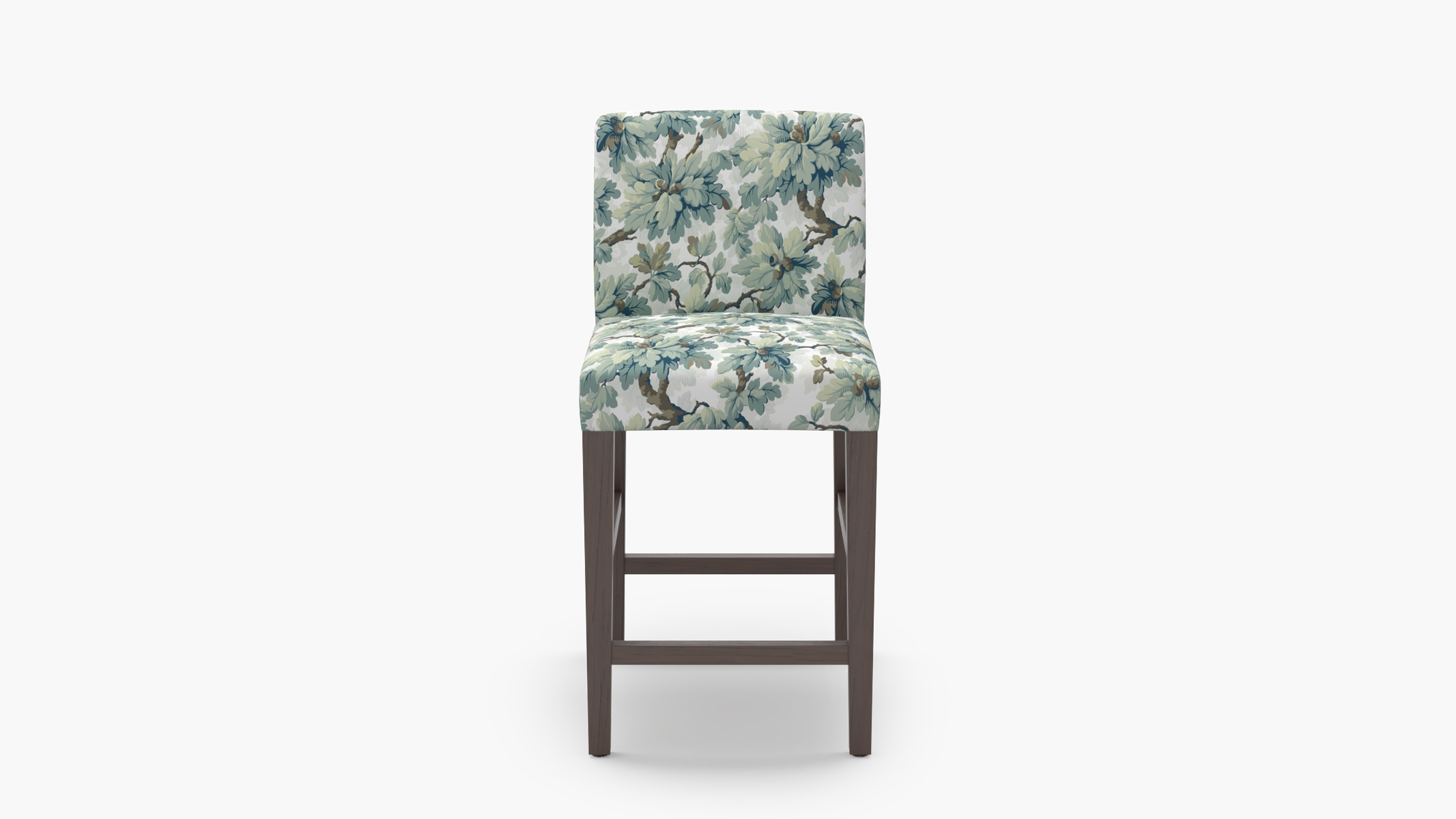 Signature Dining Counter Stool, Sage Woodland, Espresso Square Tapered Leg - Image 0