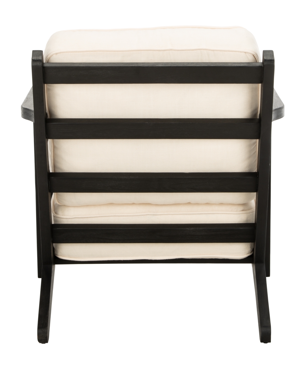 Nico Mid Century Accent Chair - Bone / Black - Safavieh - Image 7