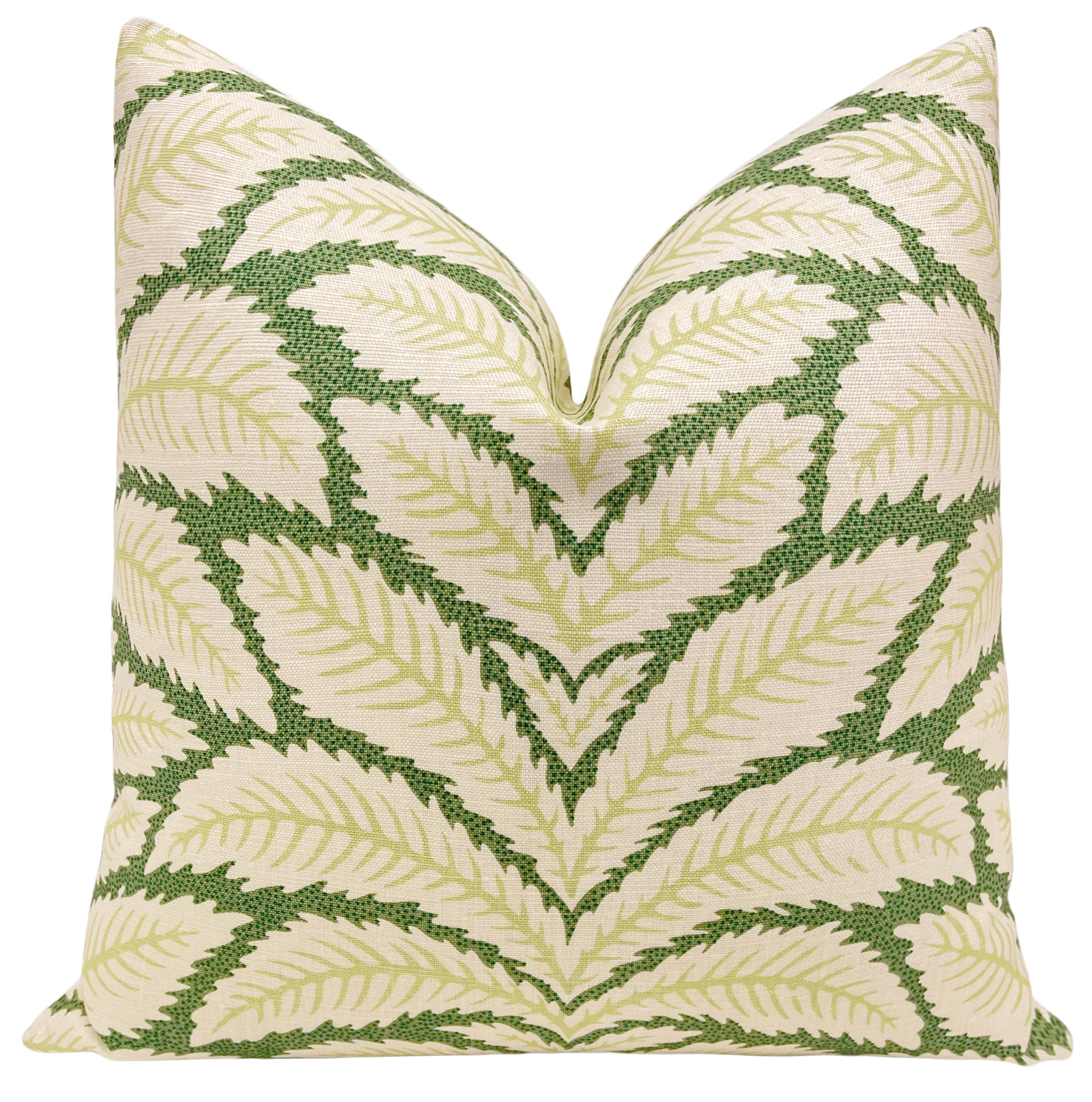 TALAVERA LINEN // LEAF - 20" X 20" - Image 0