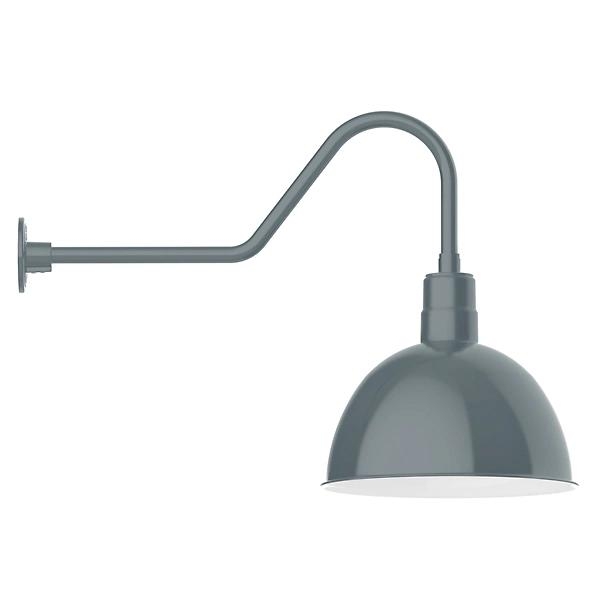Rhoda Outdoor Gooseneck Dome Wall Sconce - Image 0
