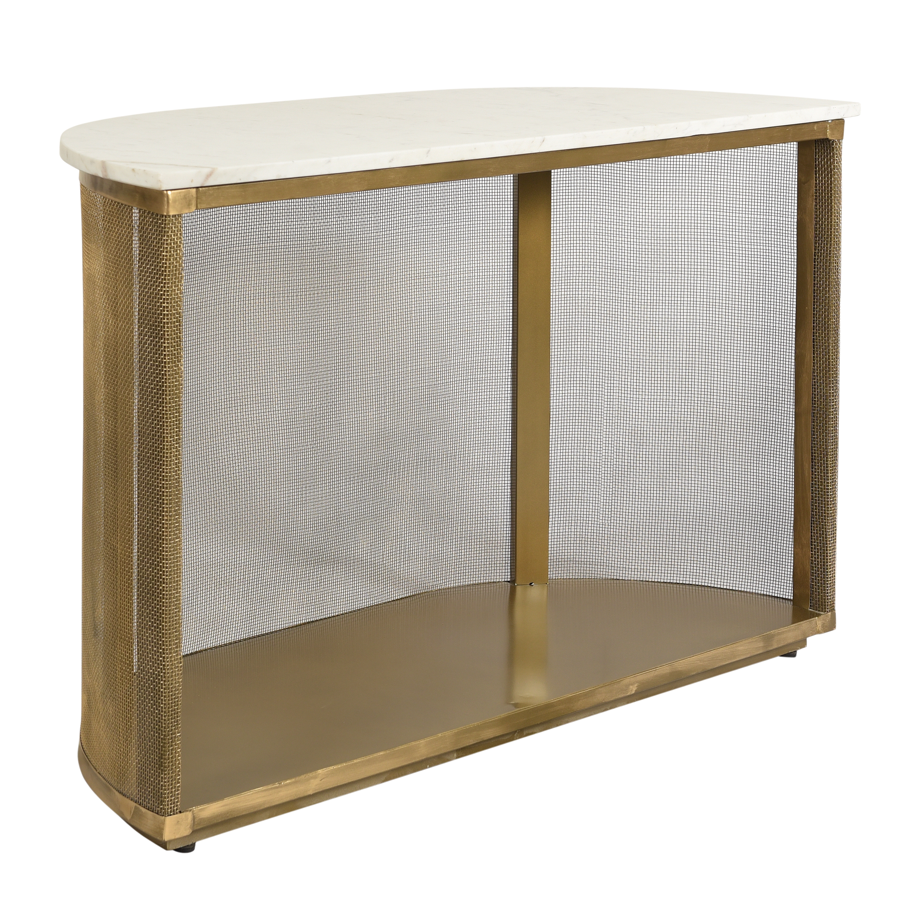 Solea Console Table - Antique Brass - Image 4