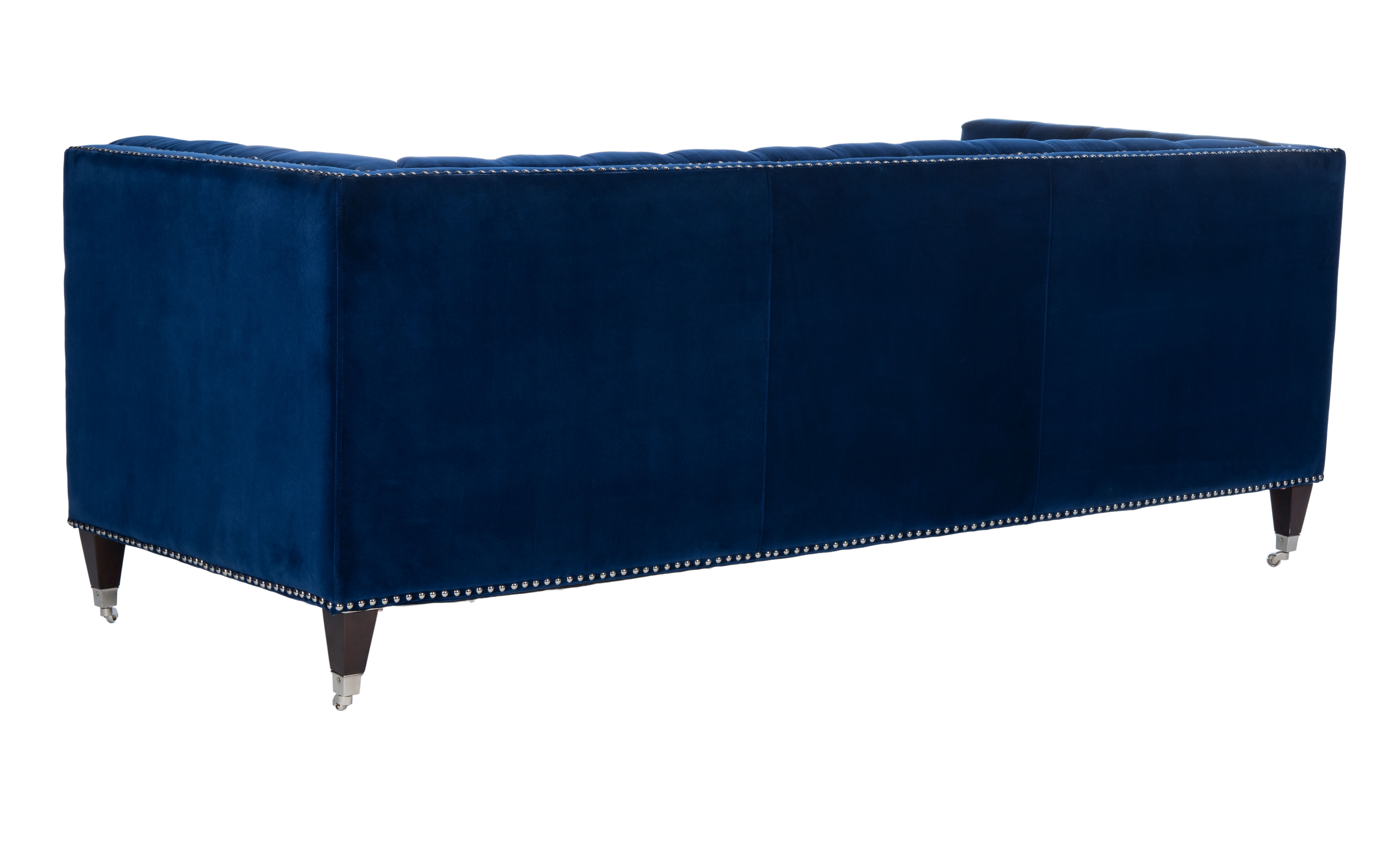 Miller Tufted Velvet Sofa - Navy Blue - Safavieh - Image 5