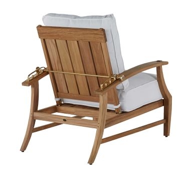 Astola Recliner Cushions, Outdoor Canvas; Natural - Image 4