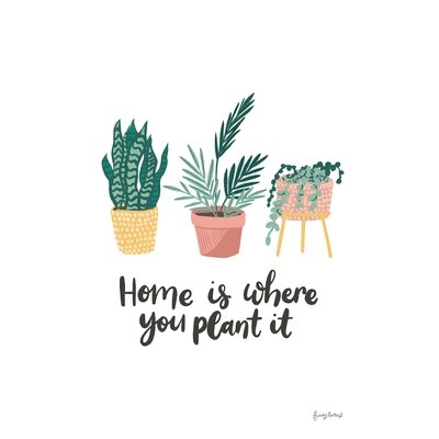 Plant It Retro Print On Canvas - Image 0