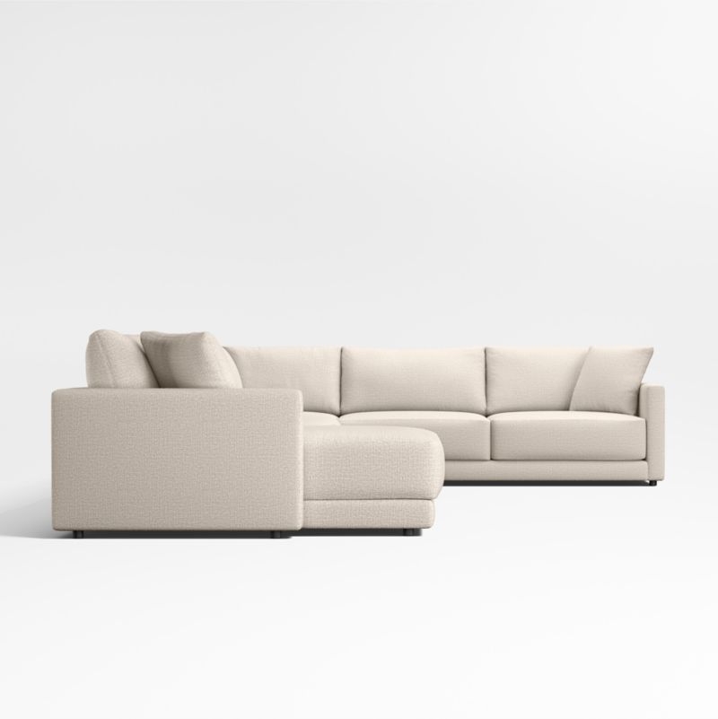 Gather Deep 4-Piece L-Shaped Sectional Sofa with Chaise Lounge - Image 2