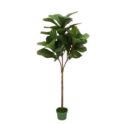 Artificial Fiddle leaf fig Tree in Planter - Image 0