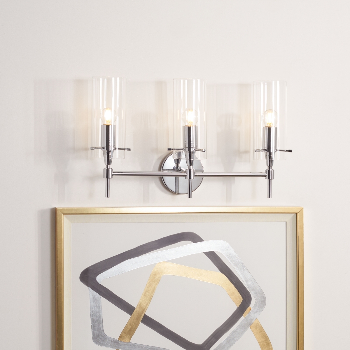 Norala Vanity Sconce - Chrome - Safavieh - Image 5