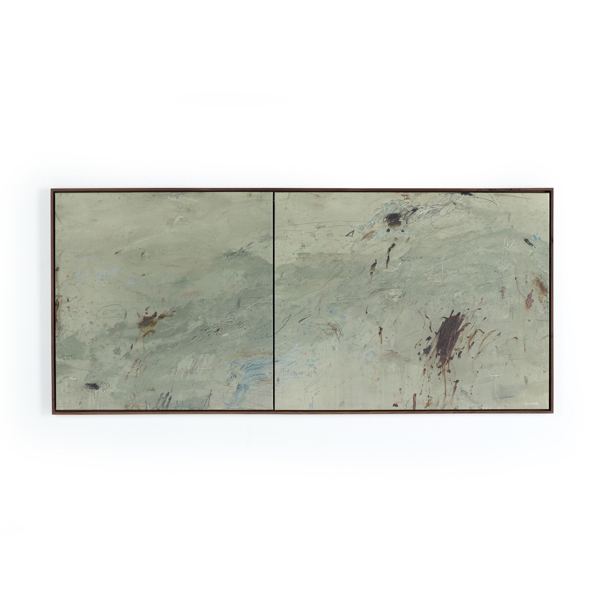 At Peace and In Place by Tyler Guinn - Rustic Walnut Floater - Image 0