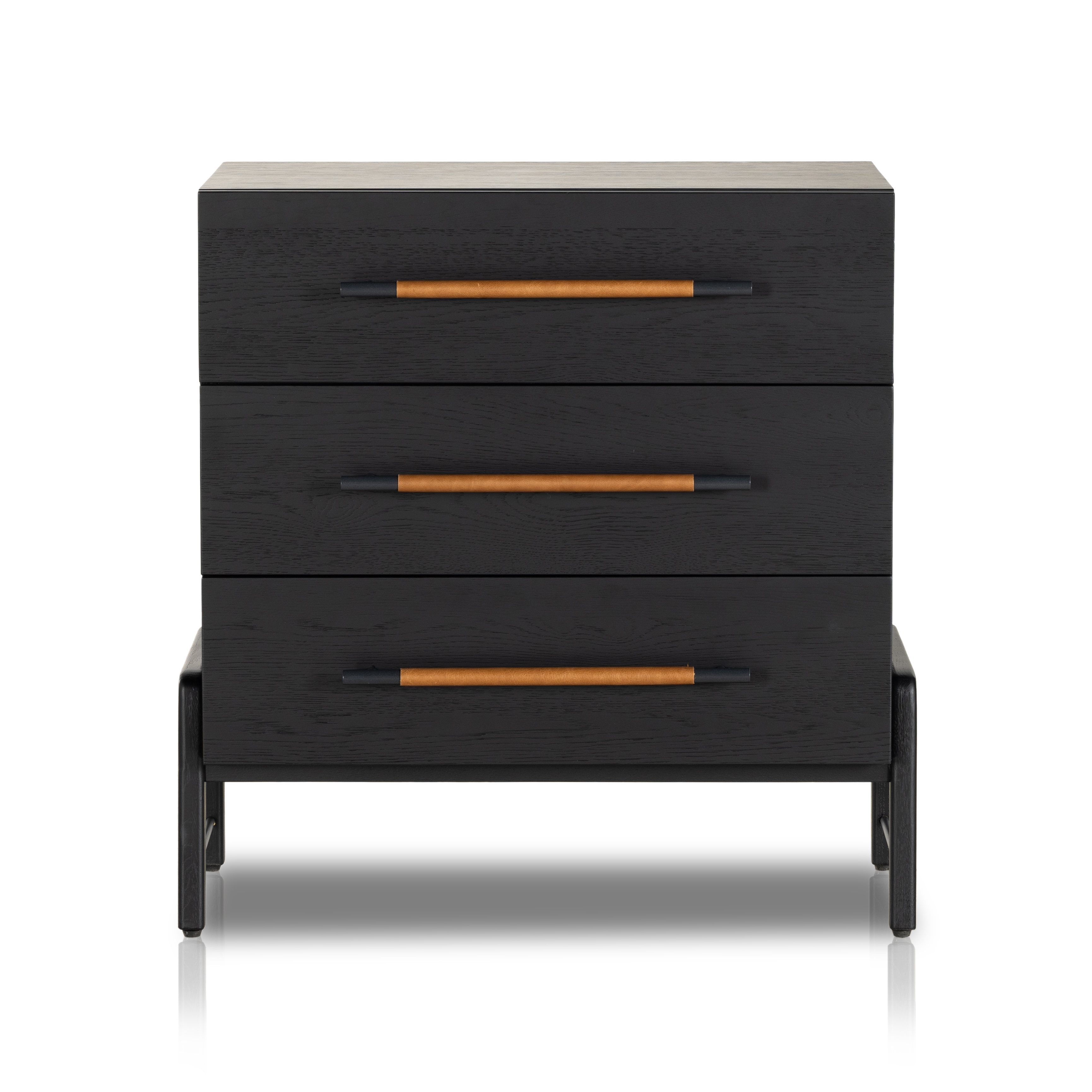 Rosedale 3 Drawer Dresser-Ebony Oak - Image 3