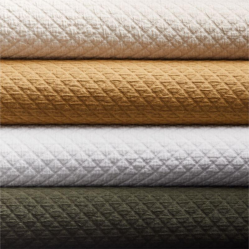 Organic Cotton Sand Beige King Coverlet - Image 4