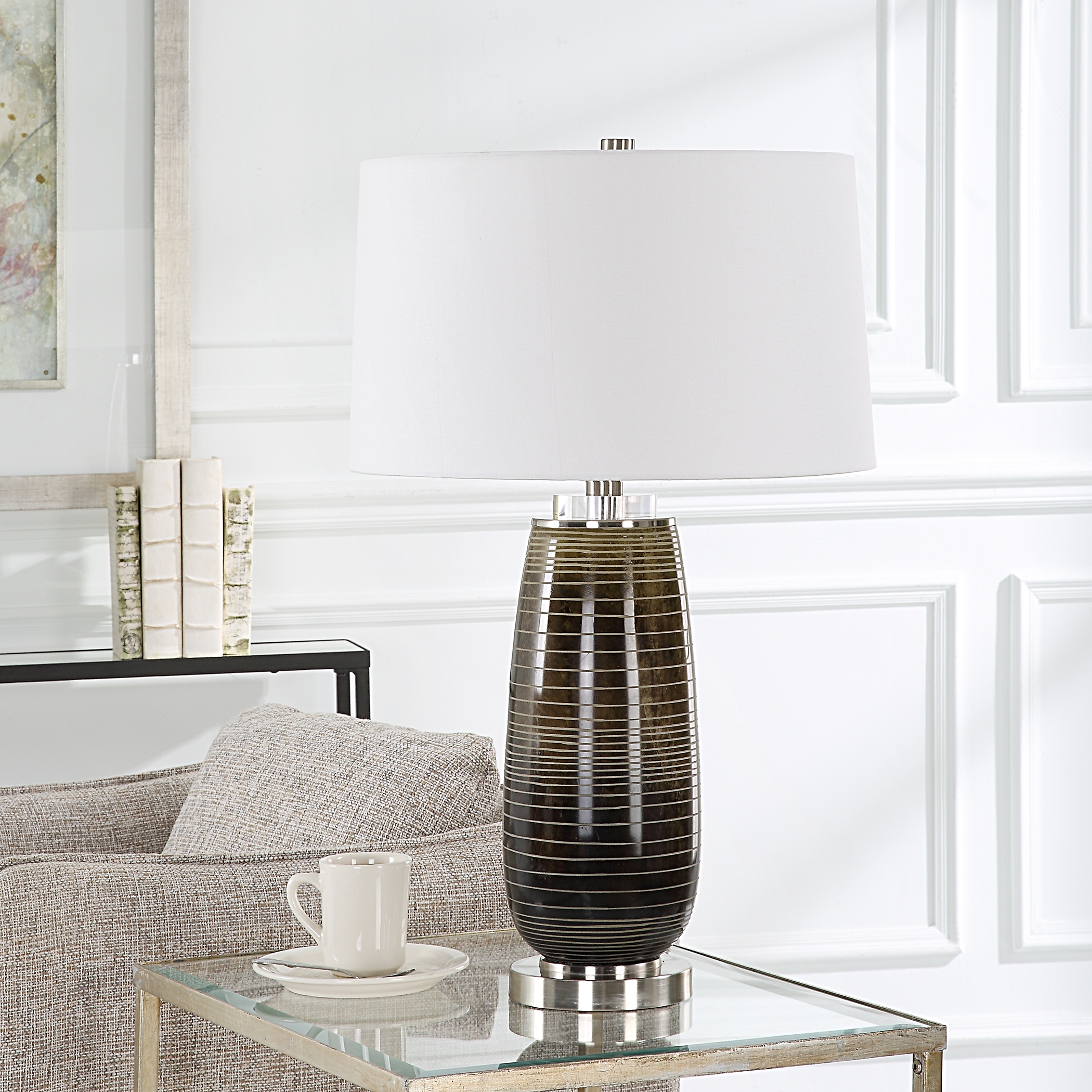 Alamance Rustic Bronze Table Lamp - Image 2