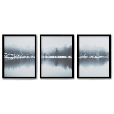 Americanflat 3 Piece Framed Triptych Morning Mist By Tanya Shumkina - Image 0