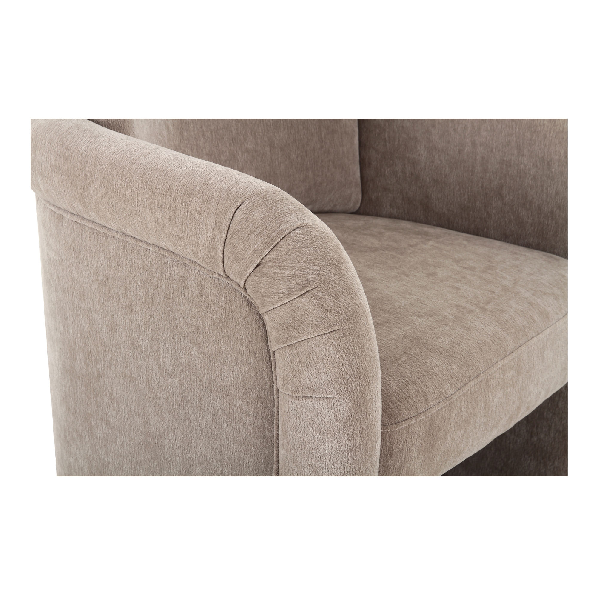 Mesto Rolling Dining Chair Taupe - Image 5