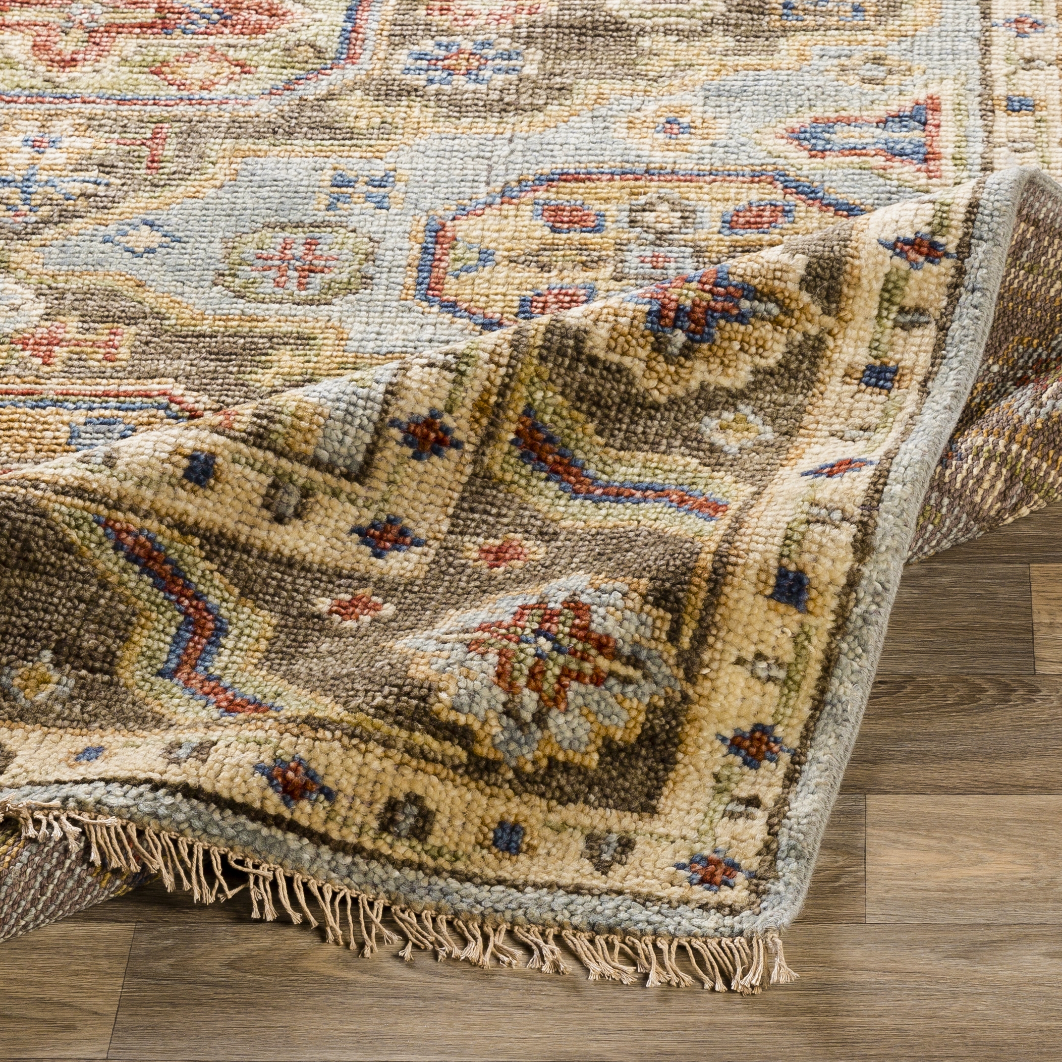 Biscayne Brown Indoor 6' x 9' Handmade Rug - Image 4
