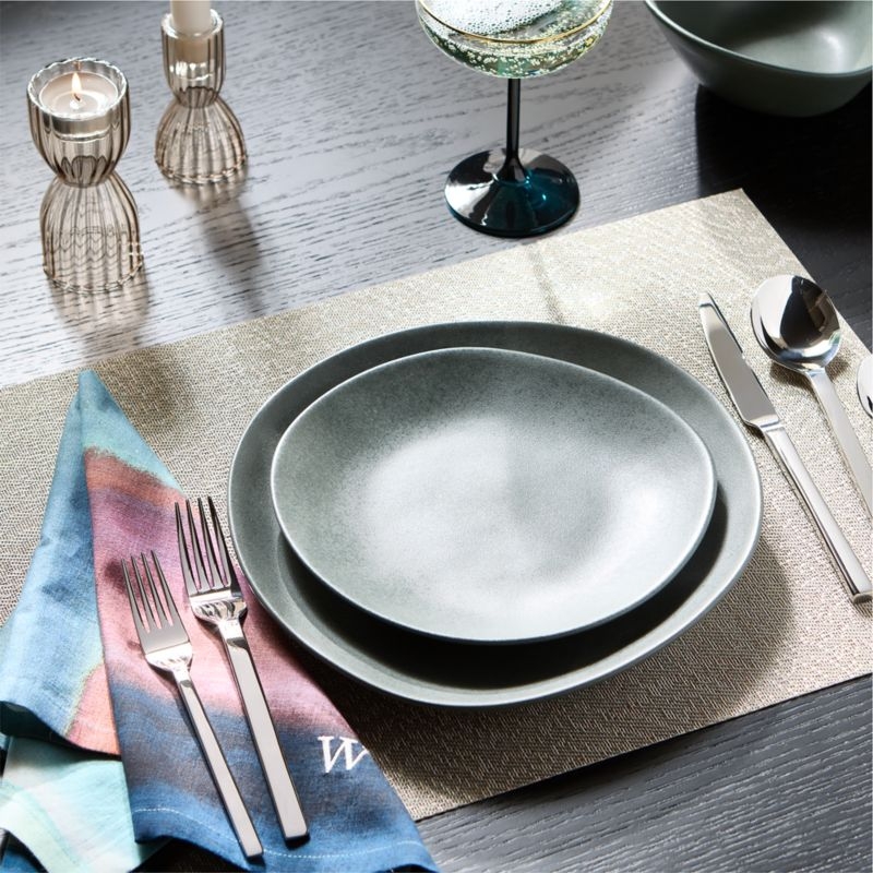 Chilewich® Moir Mica Rectangle Placemat - Image 2