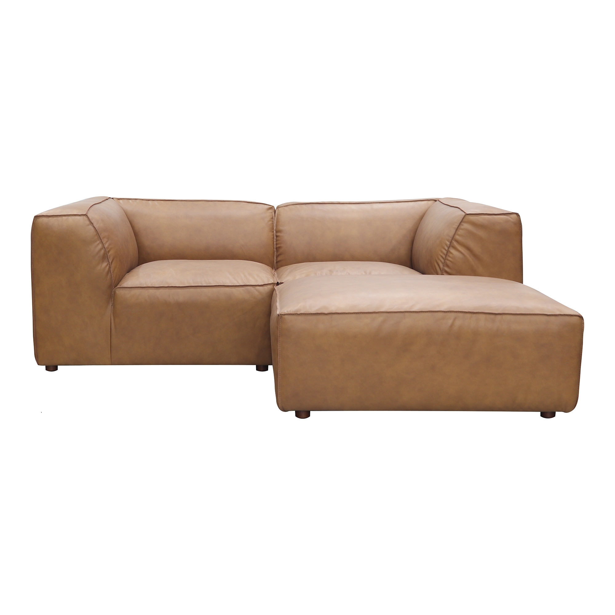Form Nook Modular Sectional Sonoran Tan Leather - Image 0