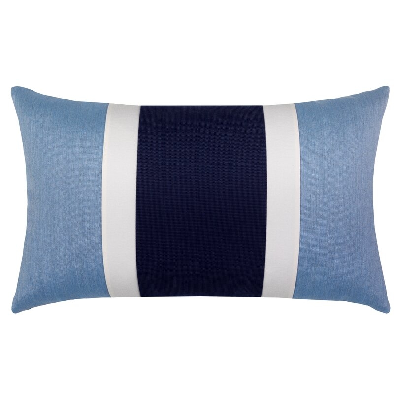 Elaine Smith Nevis Lumbar Outdoor Rectangular Sunbrella® Pillow Cover & Insert - Image 0