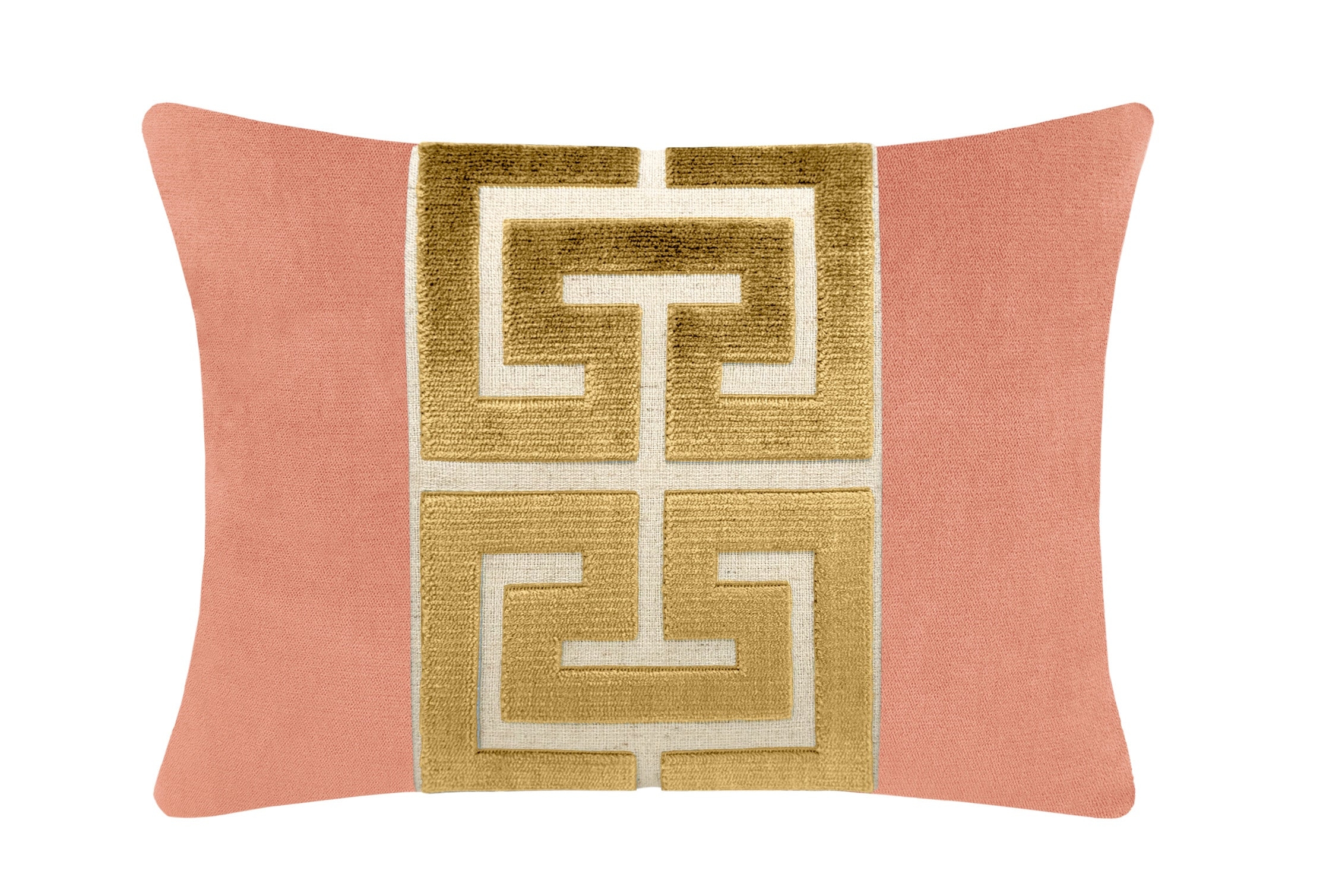 THE MINI :: SOCIETY VELVET // BLUSH + GREEK TRIM - THE MINI 10" X 12" / Marrakesh Gold - Image 0
