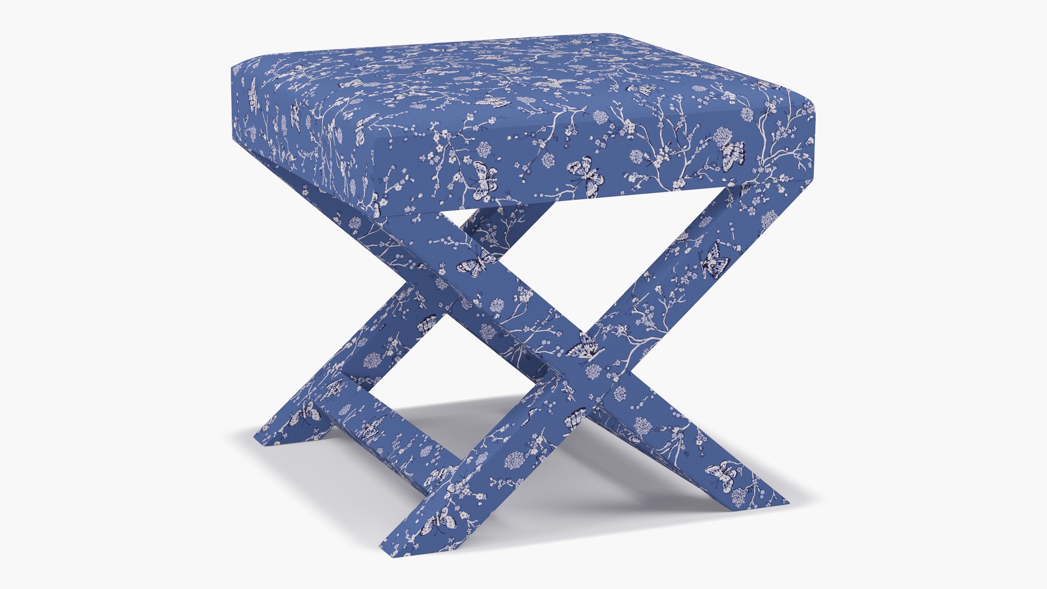 X Bench, Blue Mariposa - Image 1
