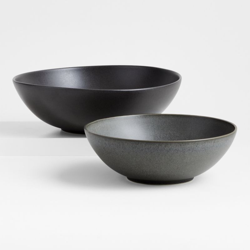 Craft Charcoal Grey Large Serving Bowl - Image 2