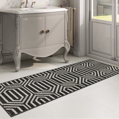 Runner Rug With Rubber Backing Non Skid Runner Rug For Hallway Machine Washable Kitchen Runner Floor Rug - Image 0