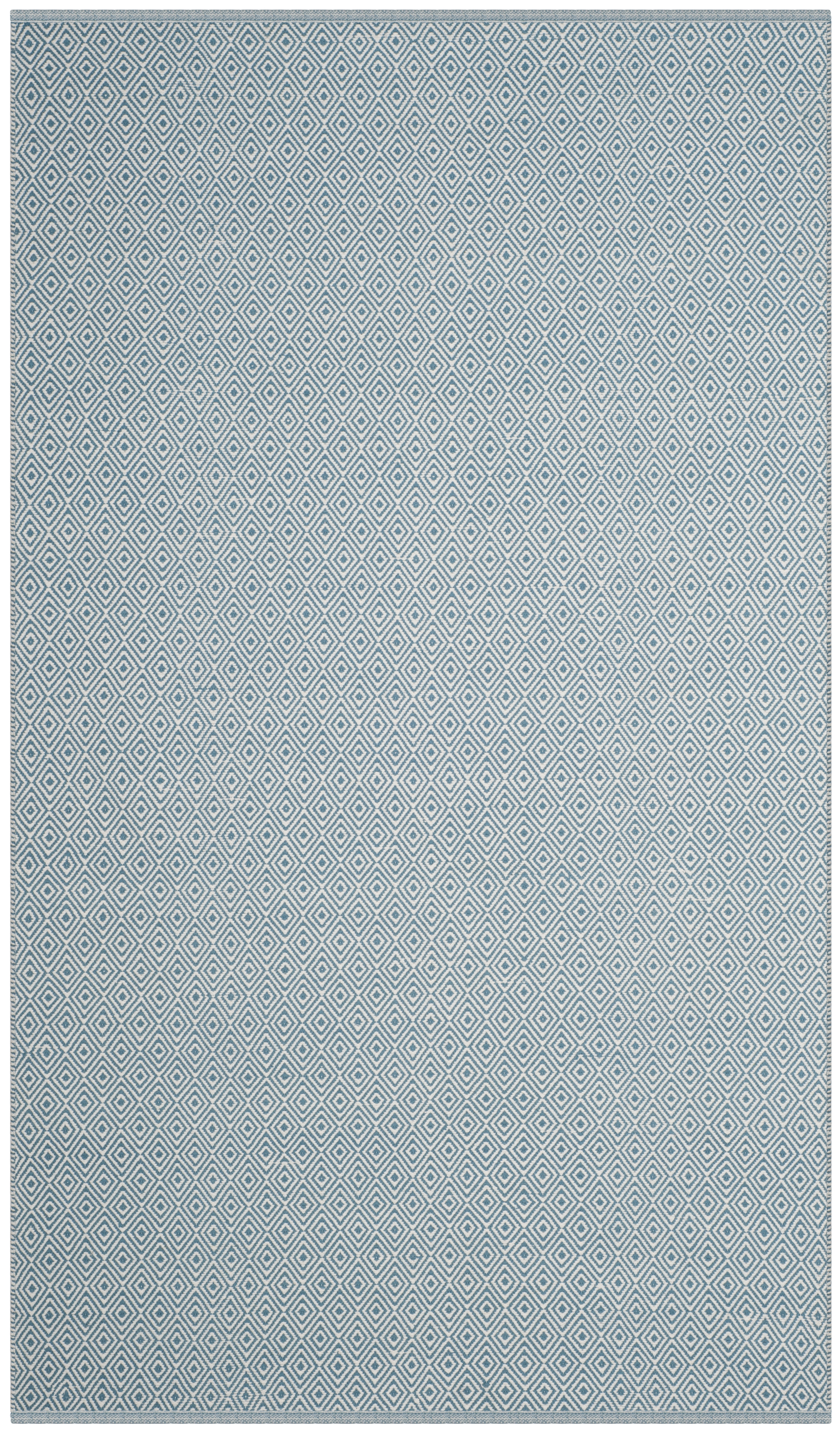 Arlo Home Hand Woven Area Rug, MTK515D, Ivory/Light Blue,  5' X 8' - Image 0