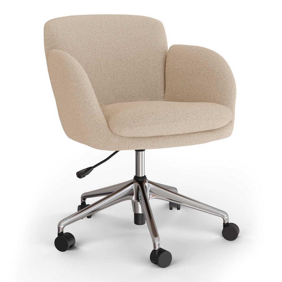 Bea Office Chair - Ratine Buff - Image 0
