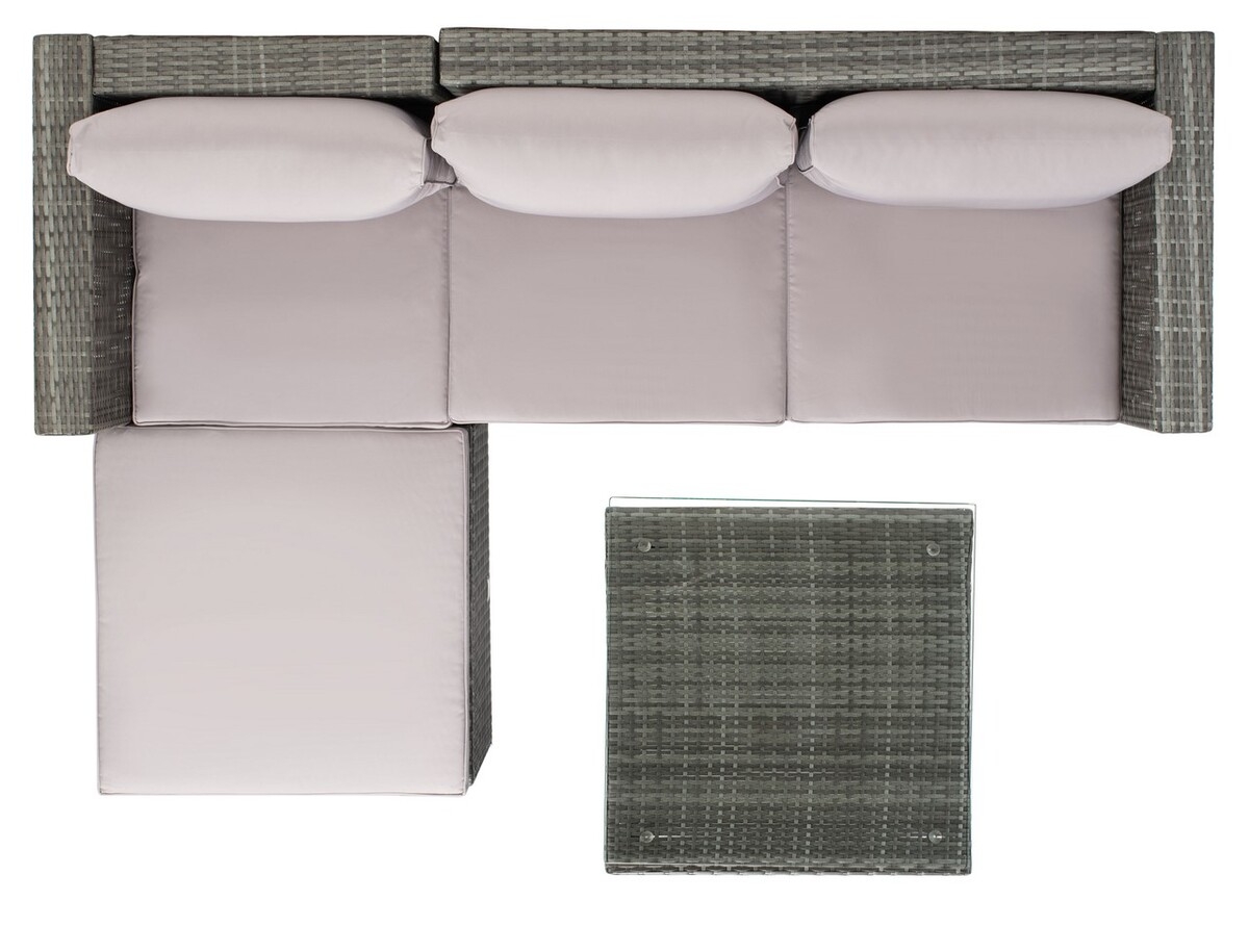 Madalina Living Set - Grey/Grey - Safavieh - Image 4