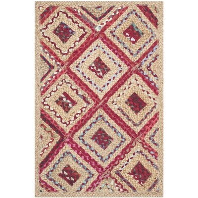 Francisco Geometric Brown/Red Area Rug - Image 0