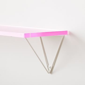 Acrylic Shelf, 24 inch, Pink, WE Kids - Image 2