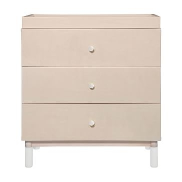 Gelato 3-Drawer with Removable Changing Tray, Washed Natural/White, WE Kids - Image 3