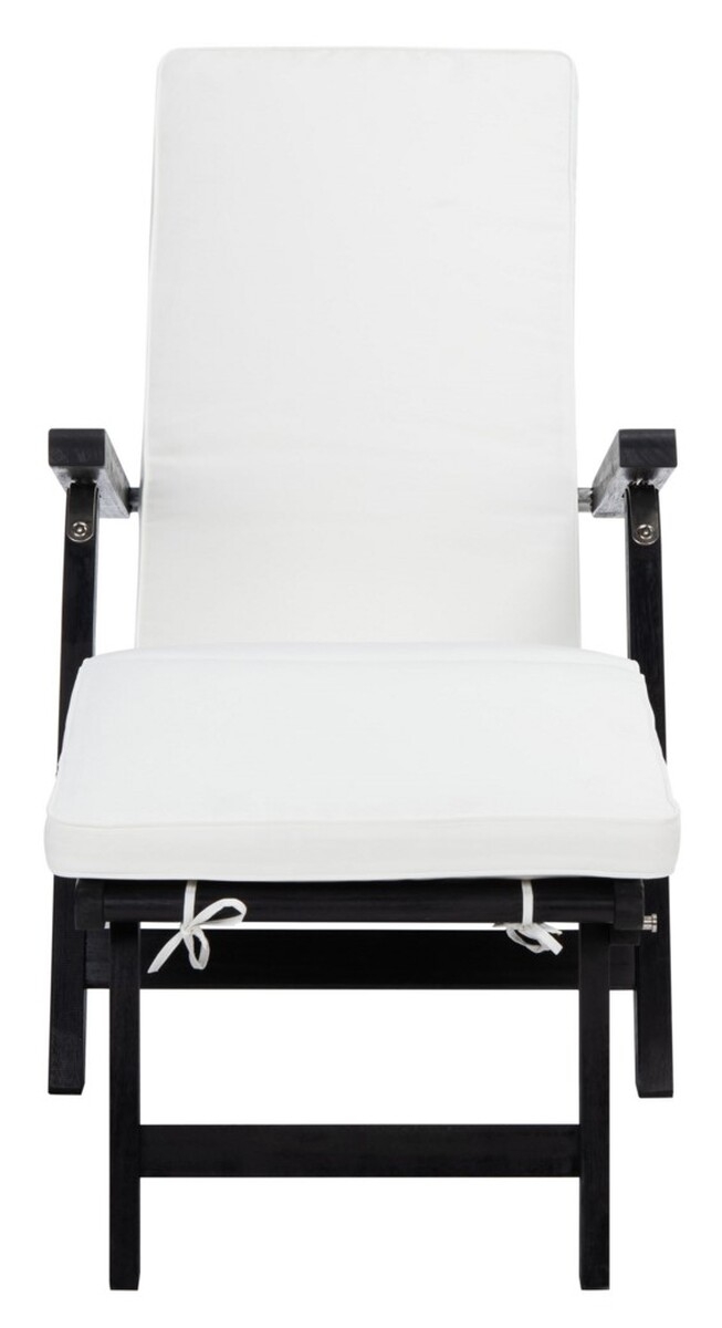 Palmdale Lounge Chair - Black/Beige - Safavieh - Image 0